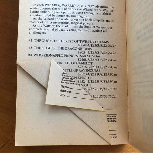 Wizards Warriors & You Book 14 Carnival Of Demons RPG Sno Cover Crease Bent Page - Picture 10 of 16